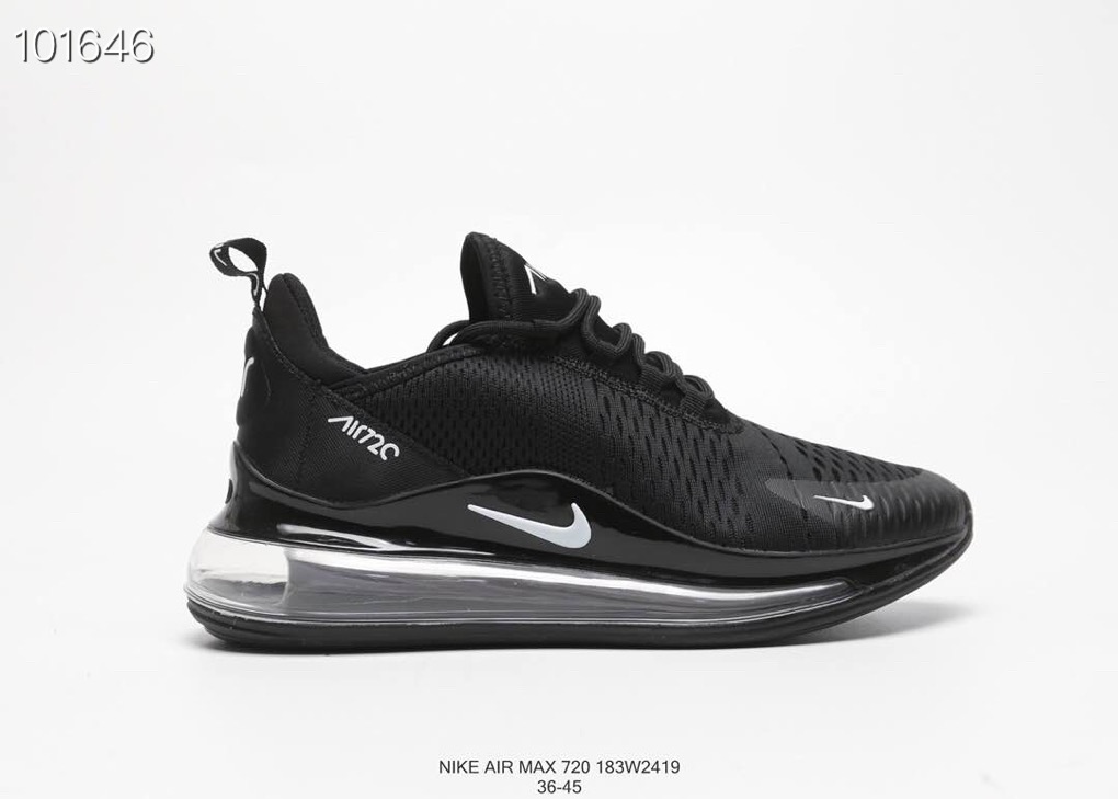 Nike Air Max 270 V2 Black White Shoes